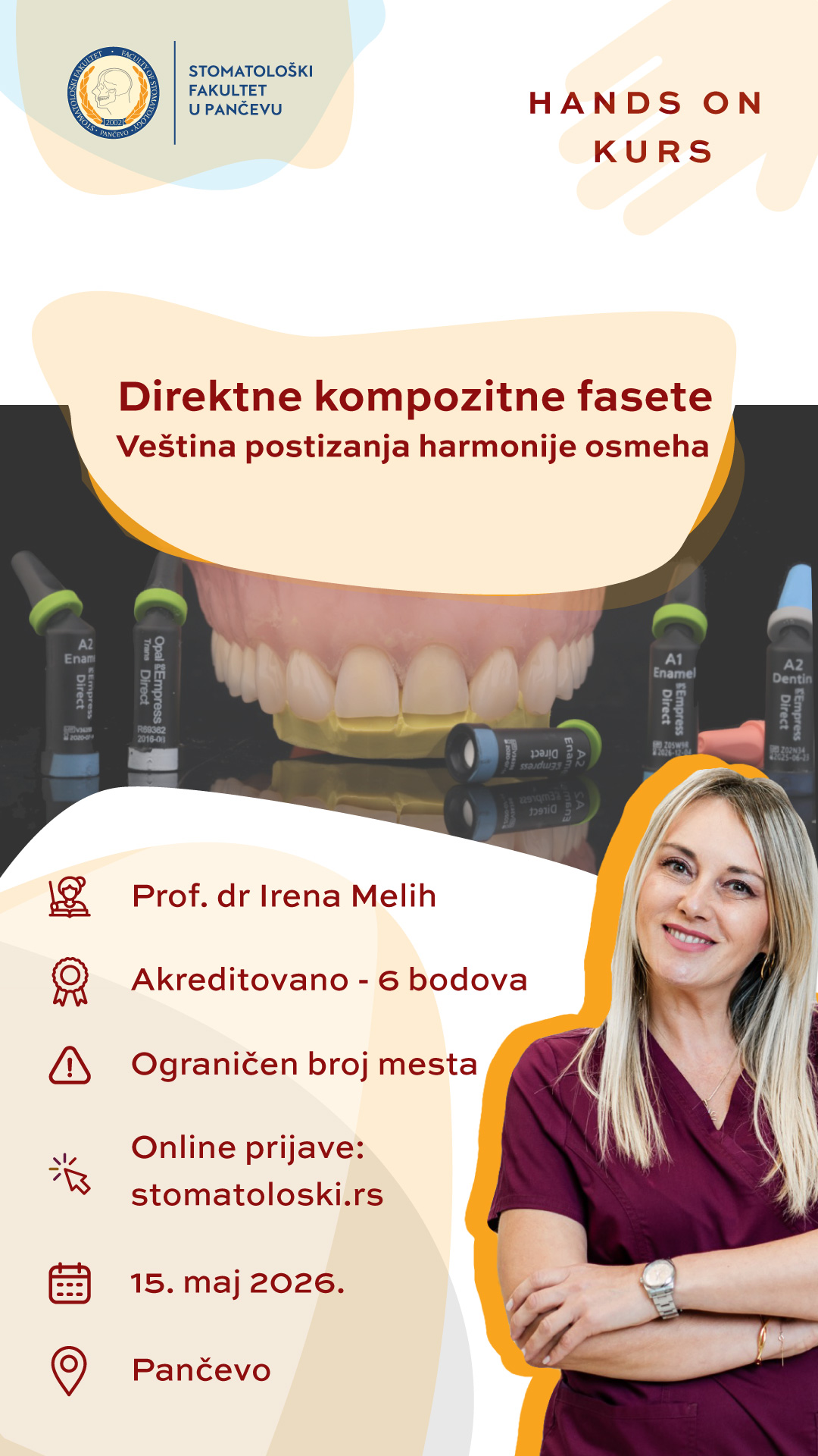 Kurs - Izrada direktnih kompozitnih faseta