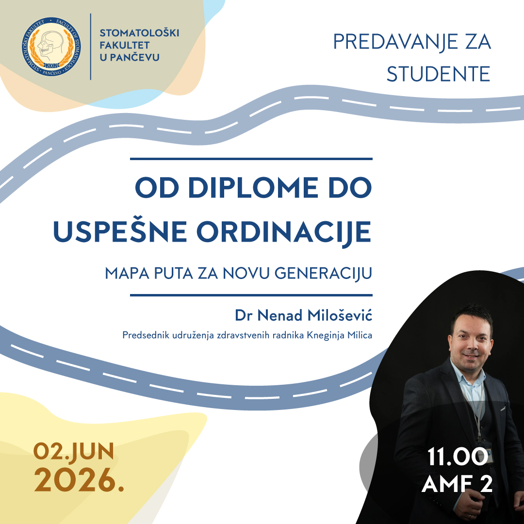 Predavanje - Od diplome do uspešne ordinacije