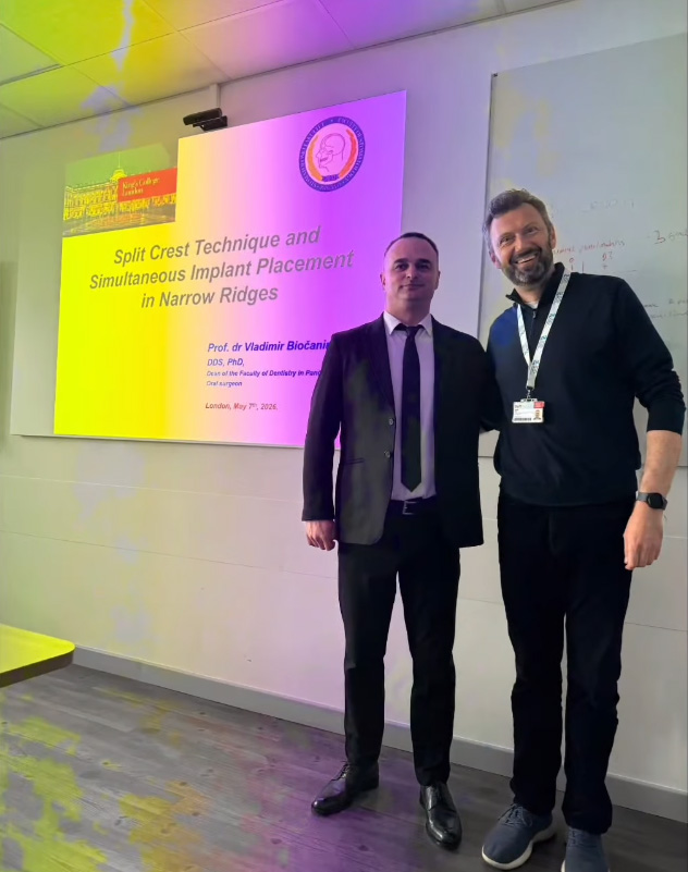 Prof. dr Vladimir Biočanin održao predavanje po pozivu na King's College London